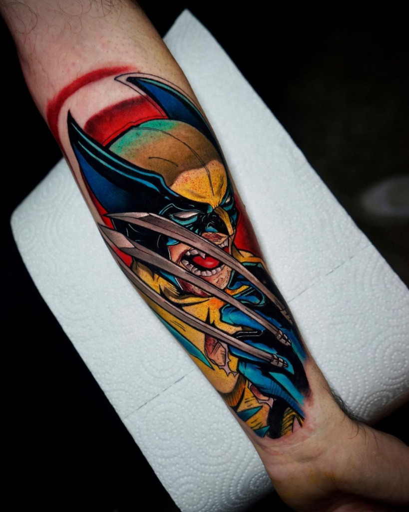 Tatouage Marvel, Suisse, Leto Tattoo Studio