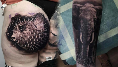 Les superbes tatouages de Jacek Fleran chez Leto Tattoo Studio