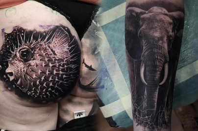 Les superbes tatouages de Jacek Fleran chez Leto Tattoo Studio
