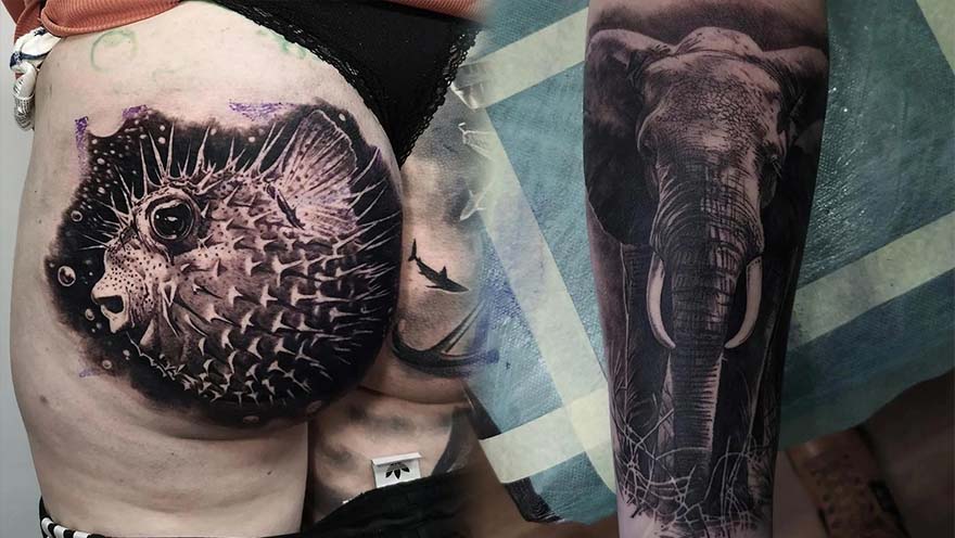 Les superbes tatouages de Jacek Fleran chez Leto Tattoo Studio