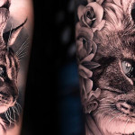 Tatouage chat maine conn Angélique Grimm
