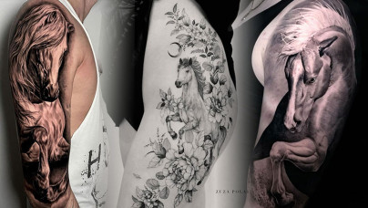 tatouage cheval