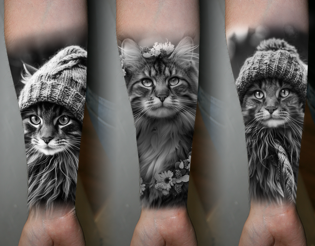 Projets tatouages chat leto tattoo studio 