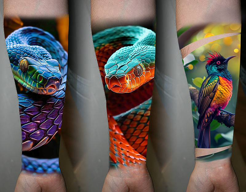 Projet tatouage serpent 