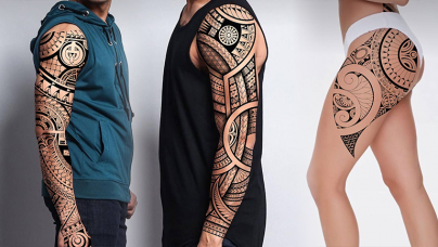 Les tatouages polynésien d'Anthony