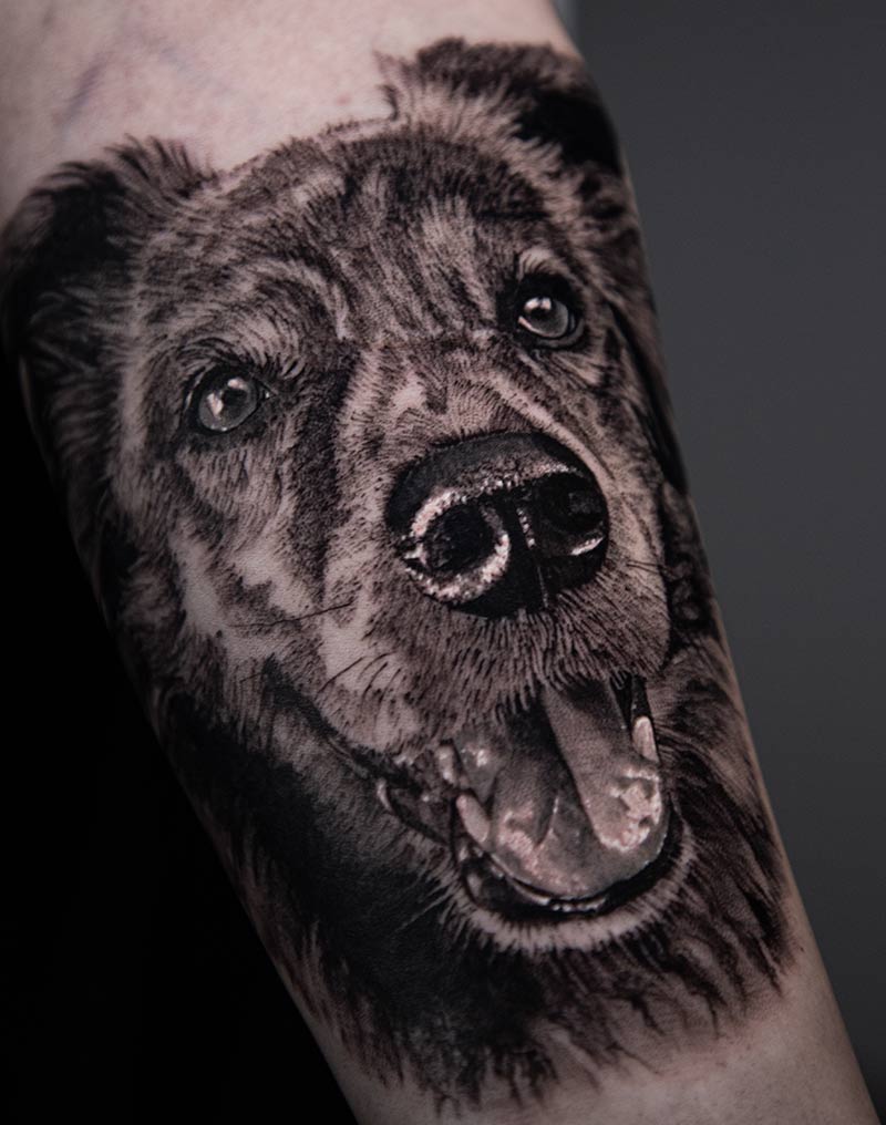 Apprenez à tatouer une chien réaliste avec Angélique Grimm
